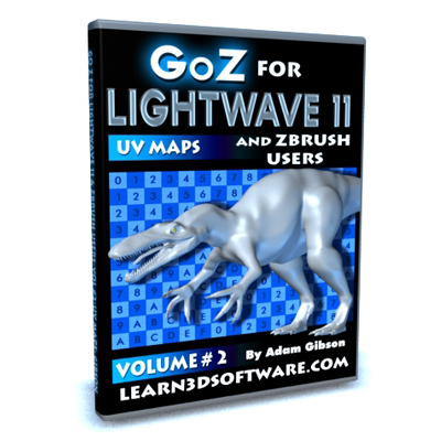 GoZ for Lightwave 11 and ZBrush Users-Volume #2-UV Maps