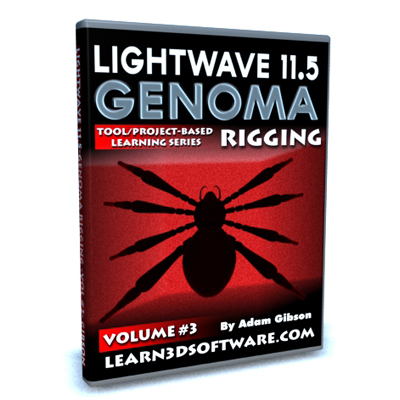 Lightwave 11.5 Genoma Rigging- Volume #3